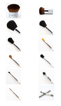 Range of Brushes